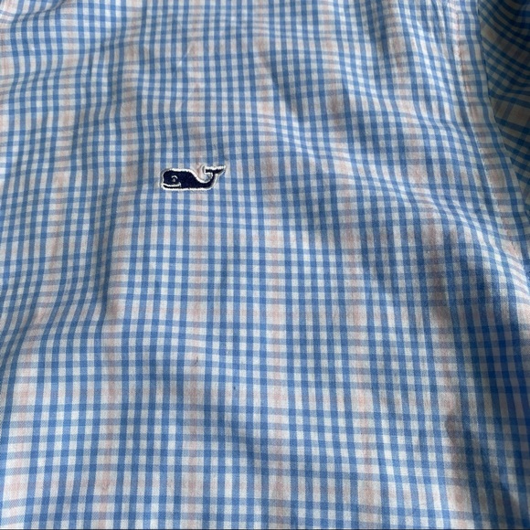 Vineyard Vines Men’s Small Button Down blue pink - Picture 9 of 9